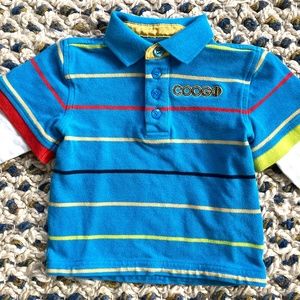 COOGI Layered Look Polo Long Sleeve Toddler 18M